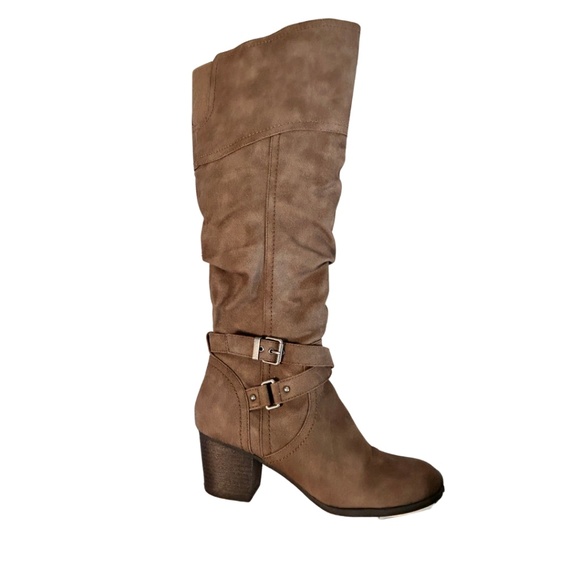 Brown "Irsimba" knee-high boots by Indigo Rd., size 8M - Picture 11 of 14